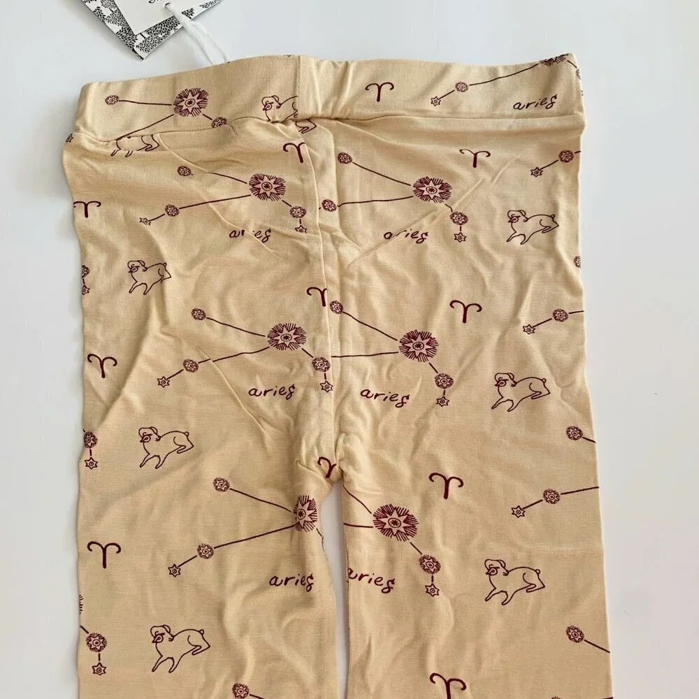 NWT Kate Quinn Organics Girl Aries leggings 6 years